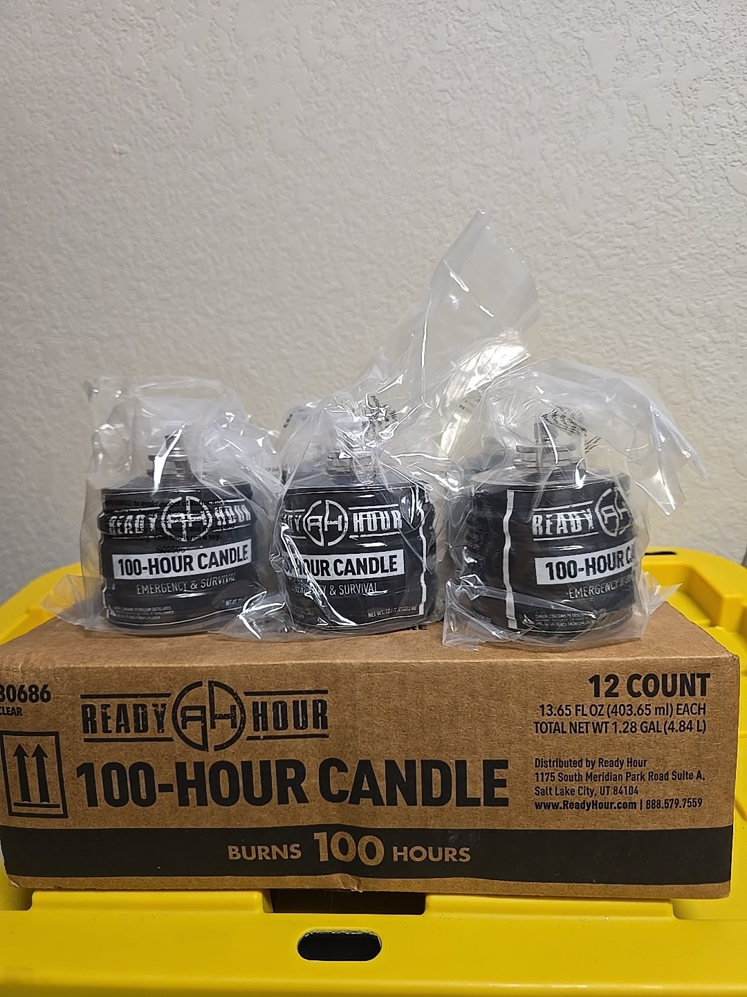 Emergency 100 Hour Candle Bulk Lot Of 6