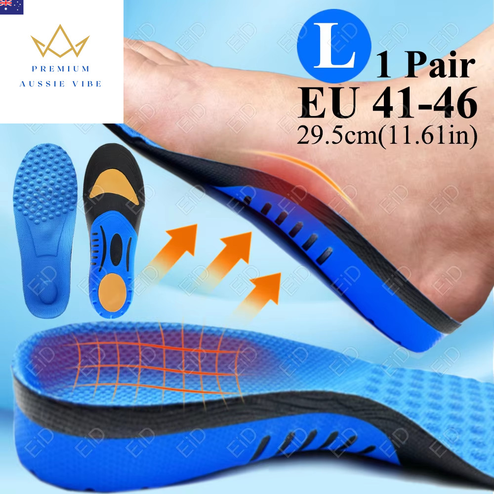 Premium Orthotic Gel Insoles Orthopedic Flat Foot Health Sole Pad for Shoes Inse