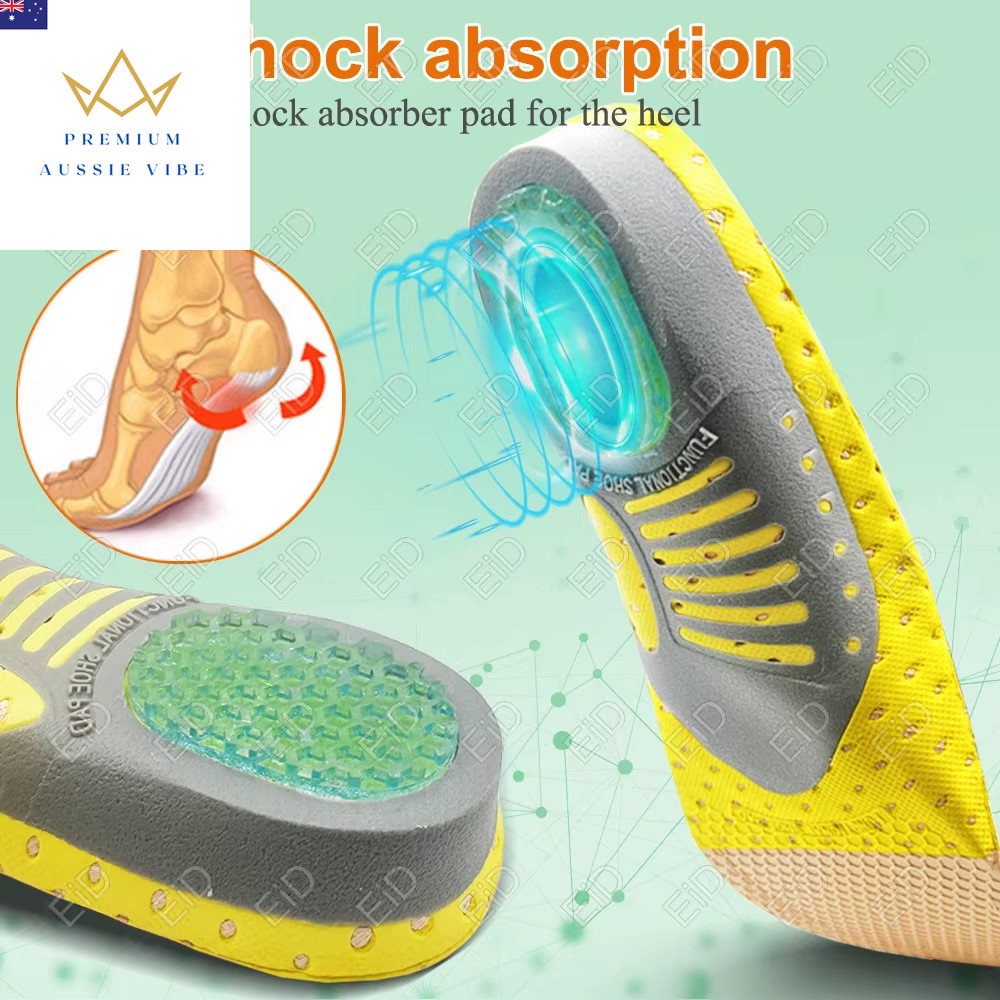 Premium Orthotic Gel Insoles Orthopedic Flat Foot Health Sole Pad for Shoes Inse