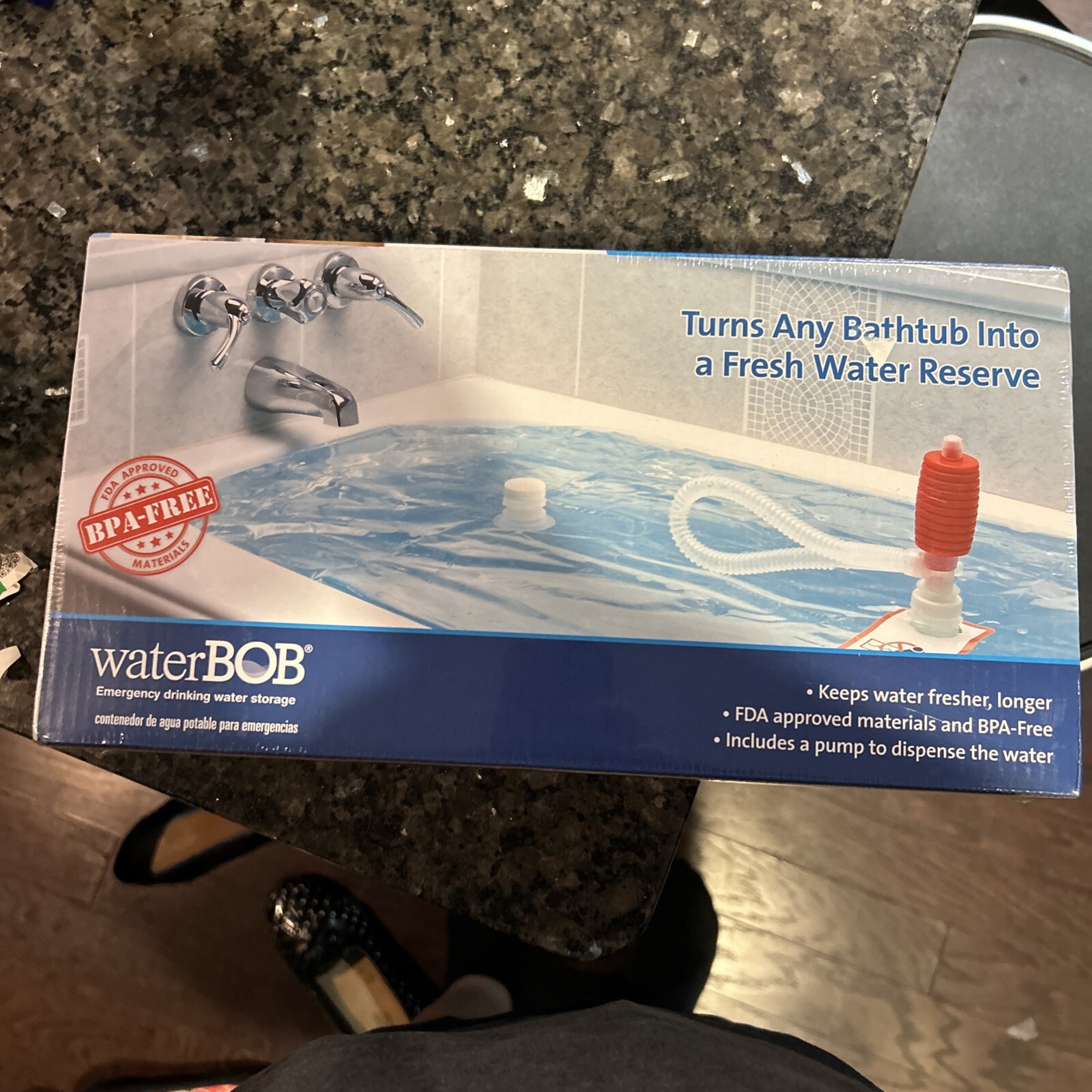 Water BOB Survival Emergency Drinking Fresh Water Storage 100-Gallons Kit