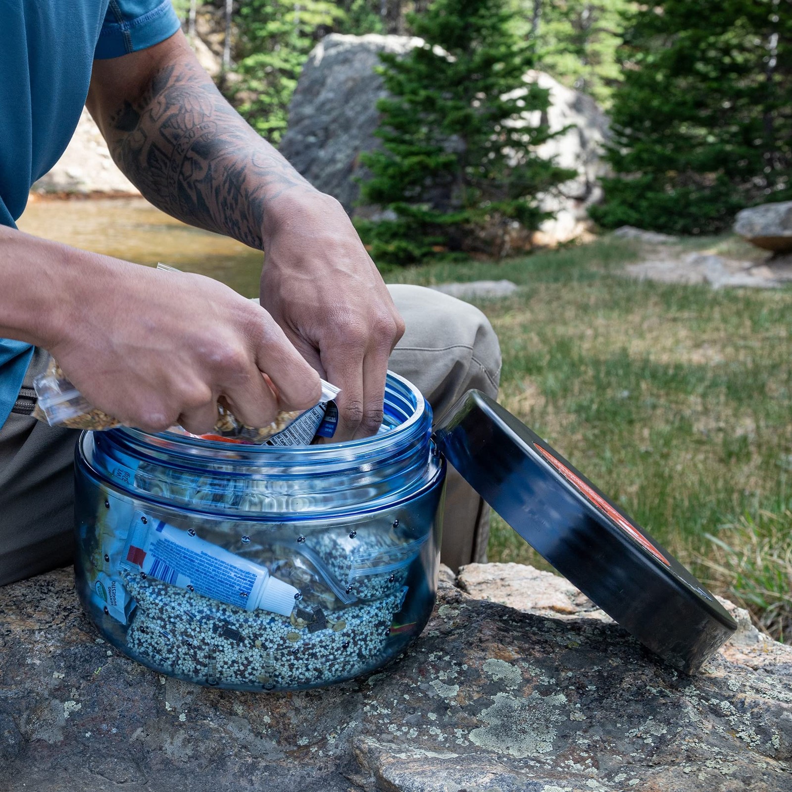 Bear Canister For Backpacking. 4 Sizes Bv500 Bv475 Bv450 Bv425. Bear Resistant