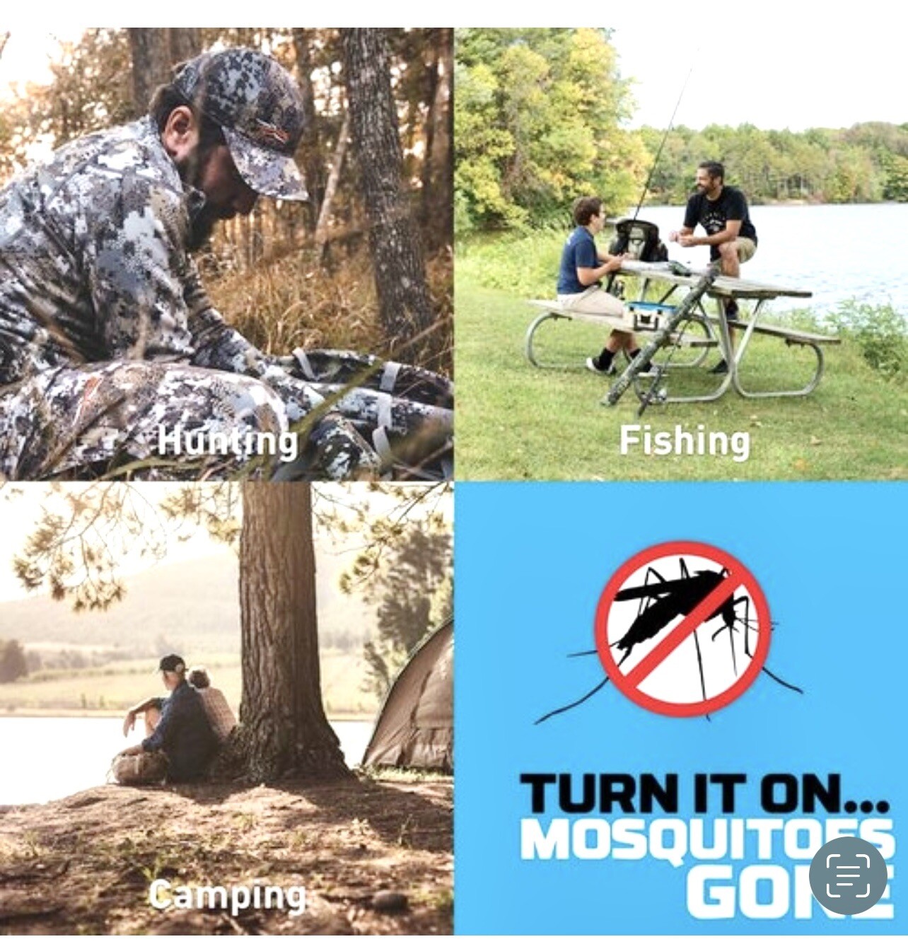 ThermaCell Mosquito Repellent Appliance Outdoor Hunting Camping Tree Hanger