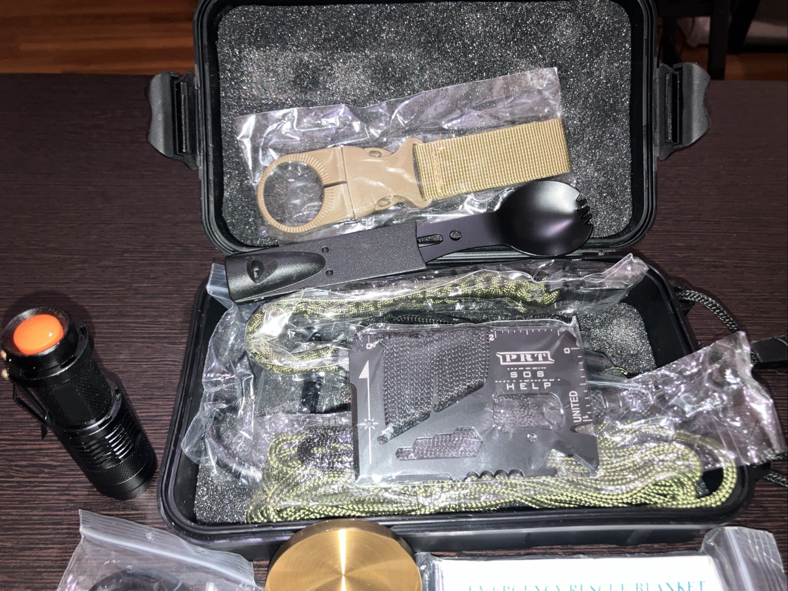 Survival Kit Emergency Gear Camping Hunting Hiking EDC Emergency Bush Craft