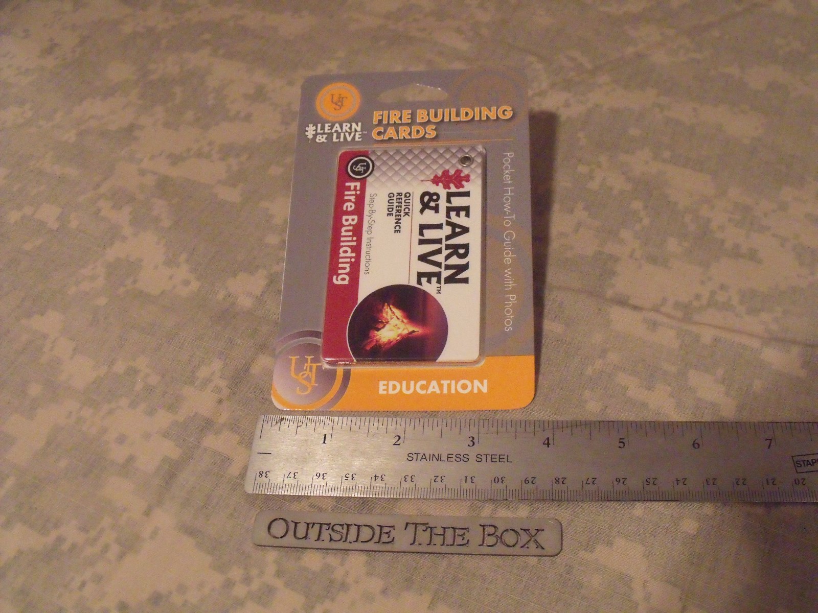 Ultimate Survival Technologies: Fire Building Cards, UST, 8 Cards
