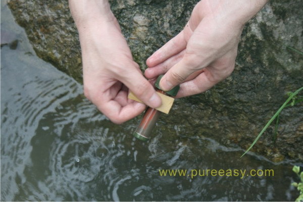 Mini Soldier Portable Water Filter f Outdoor Survival Hiking Climing Camping g2