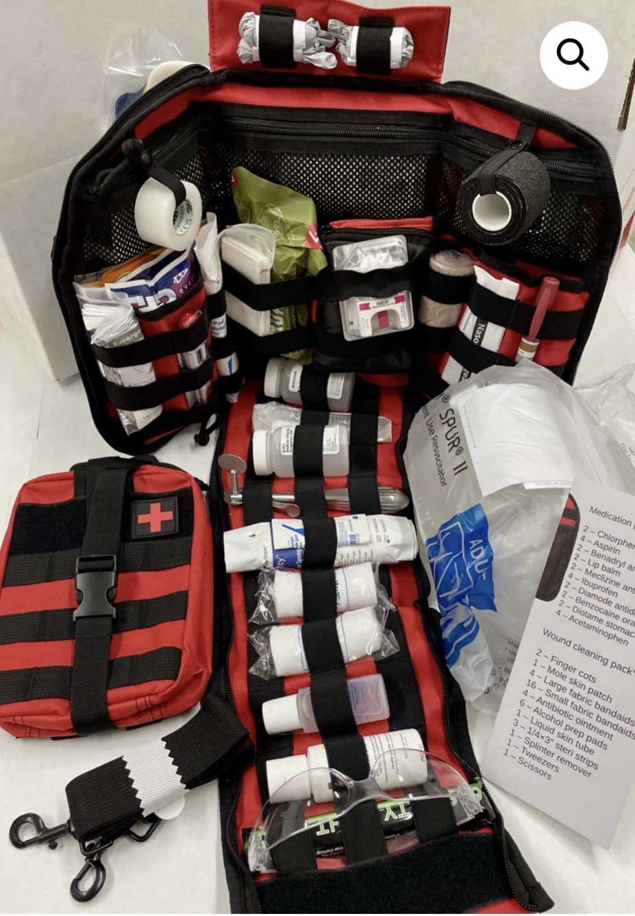 JumpMedic Elite Home First Aid Kit Car Truck RV Travel Emergency Roadside Safety