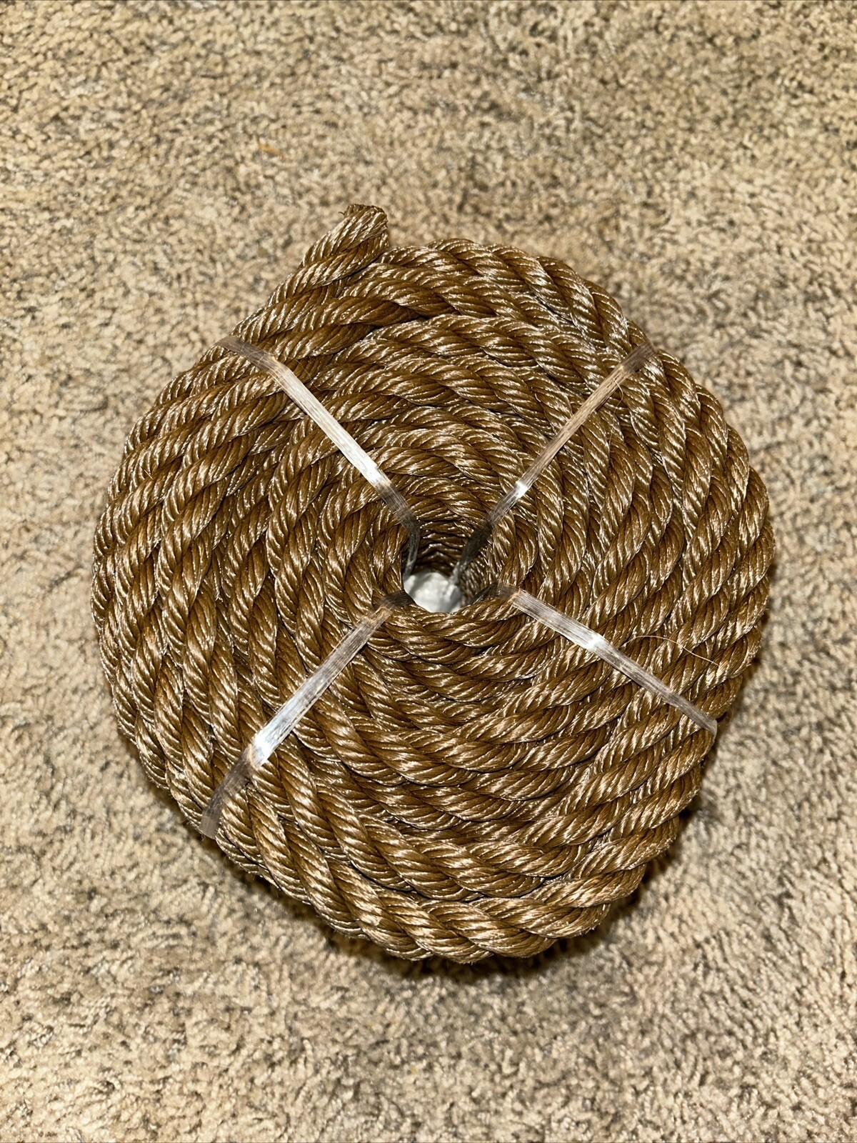 Half-inch poly propylene rope 50 foot