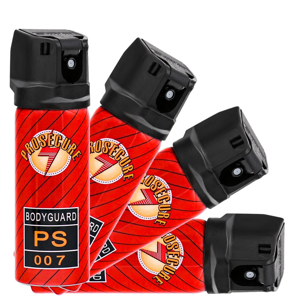 4 Bottles 60ml Self-Defense Pepper Spray For Men Women Easy To Carry