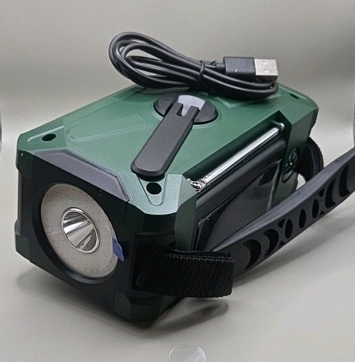 WR5 Emergency Solar Hand Crank Radio 10000mAh Weather AM FM Flashlight