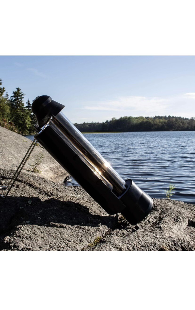 NEW Solar Kettle Thermal Flask Survival Gear With Temp Gauge 16.9 oz –