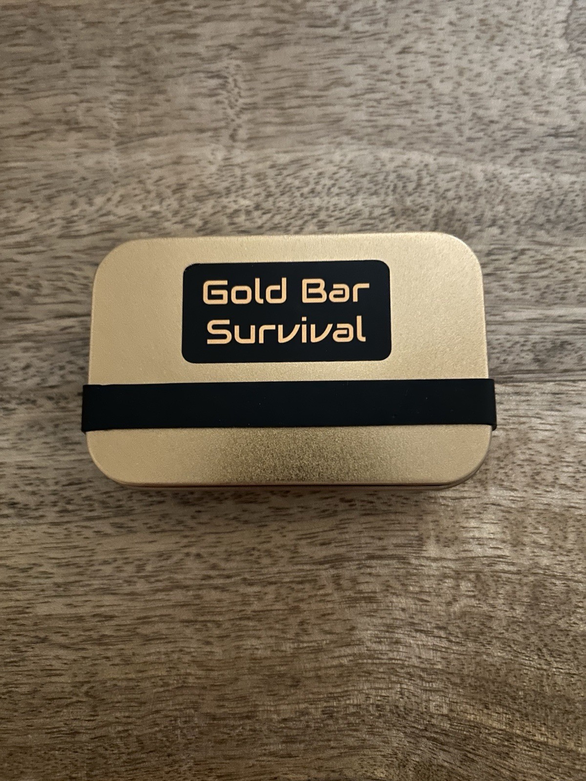 Gold Bar Survival Tin For Emergency Preparedness