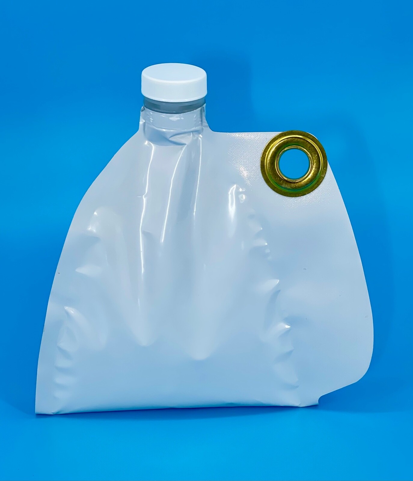 2.5 liter beverage wine beer water collapsible pouch, heavy foil material
