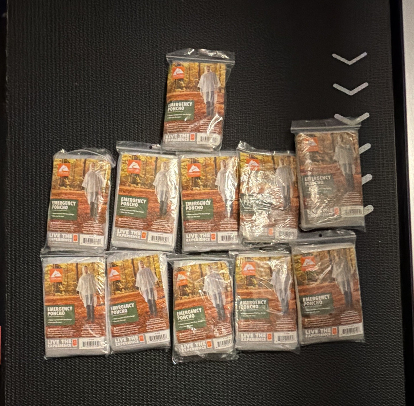 Ozark Trail Emergency Poncho Clear Plastic LOT OF 11 CHEAPER THEN WALMART!!!