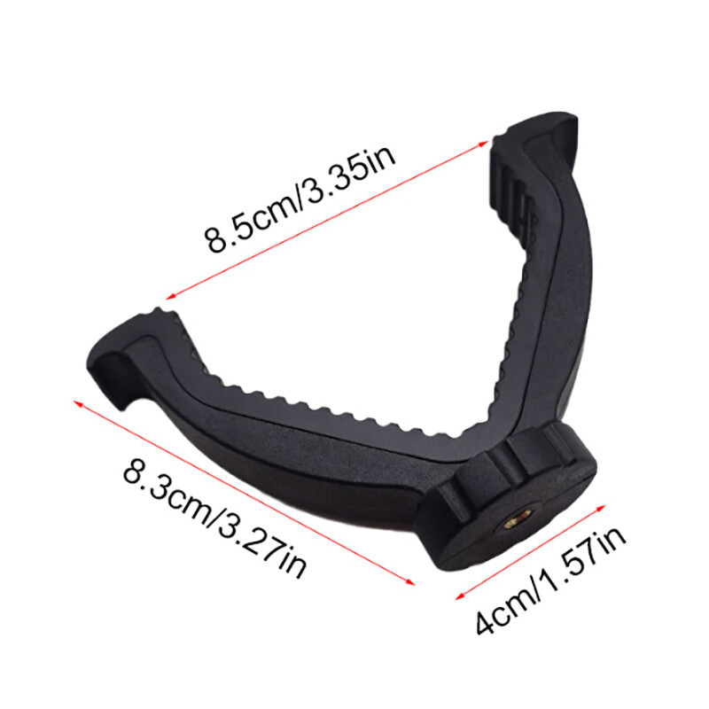 Tactical Heavy Duty V Yoke Shooting Rack Holder Top Mount 1/4 Thread Attachment