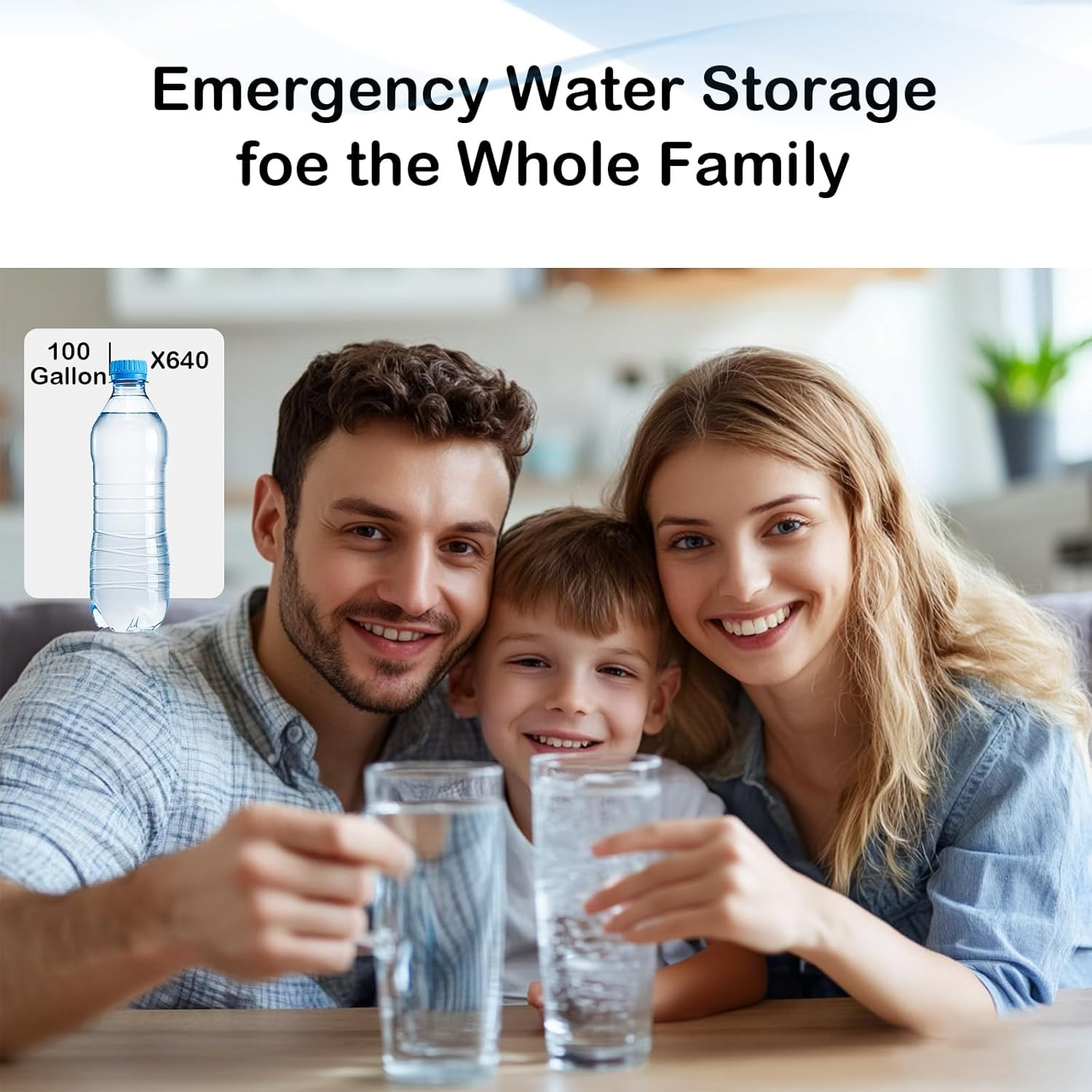 100Gallon Bathtub Bladder Emergency Water Storage Bpa-Free Container Disaster
