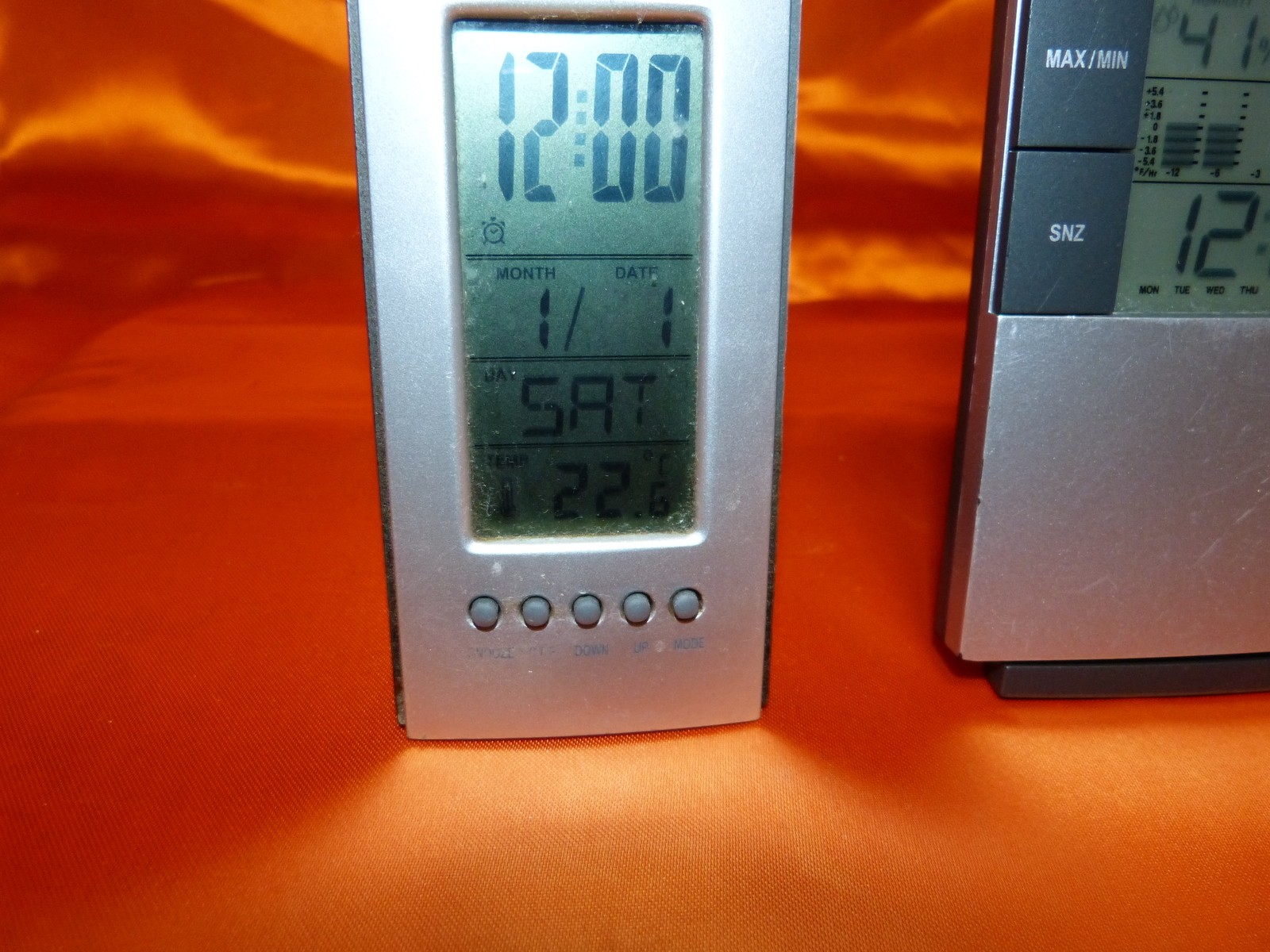 3 PACK DIGITAL ALARM CLOCKS SALE Battery Clock With Indoor & Outdoor Temperature