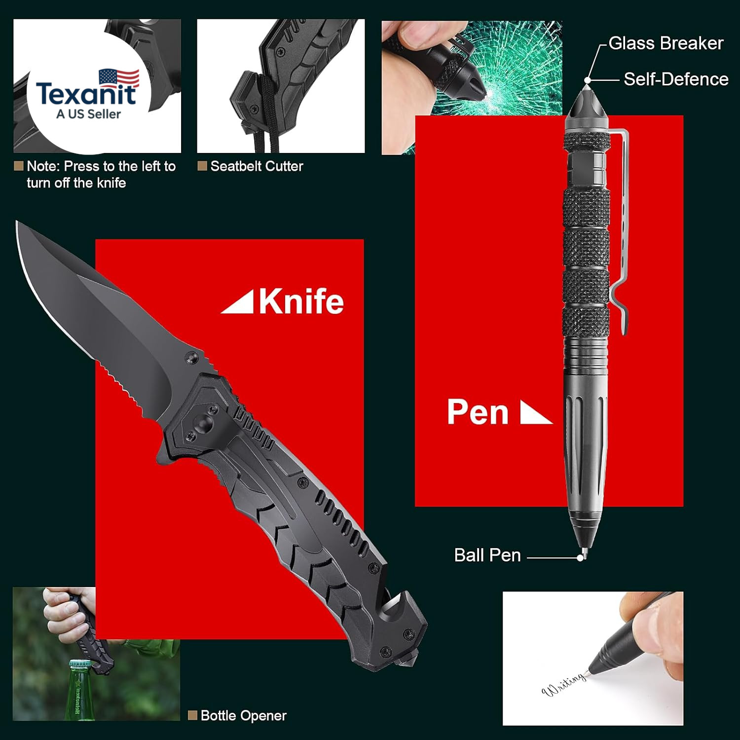 Survival Kits, Survival Gear and Equipment 116-In-1, Emergency Kit with First Ai