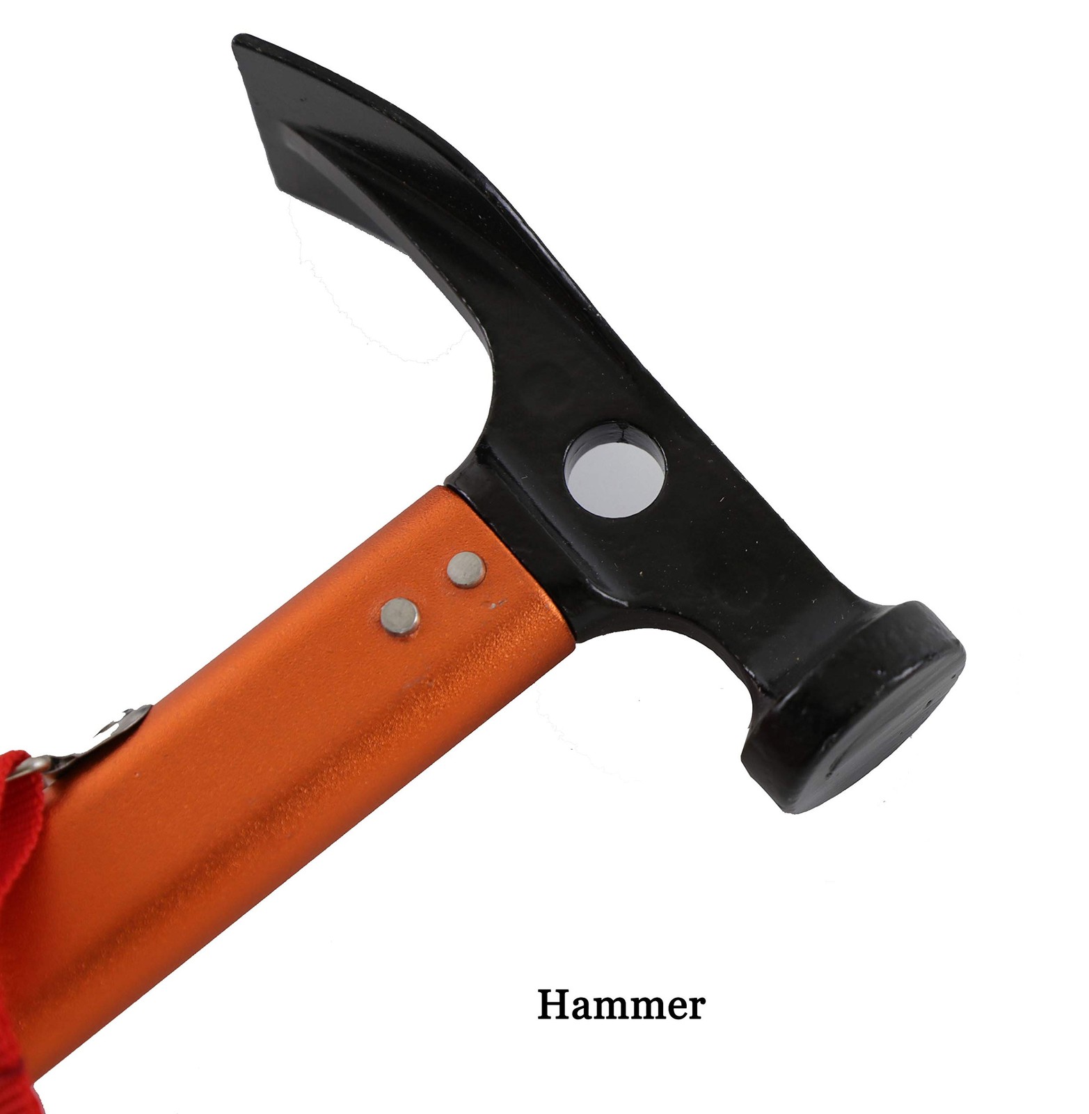 Sutekus Peg Hammer Tent Stake Remover – Lightweight Camping Orange