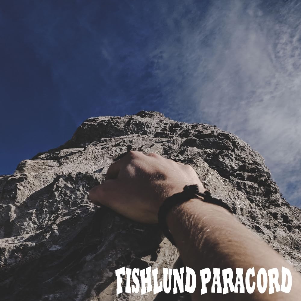 FISHLUND Reflective Paracord 550 lb, 7 100FT/30M, Neon Orange