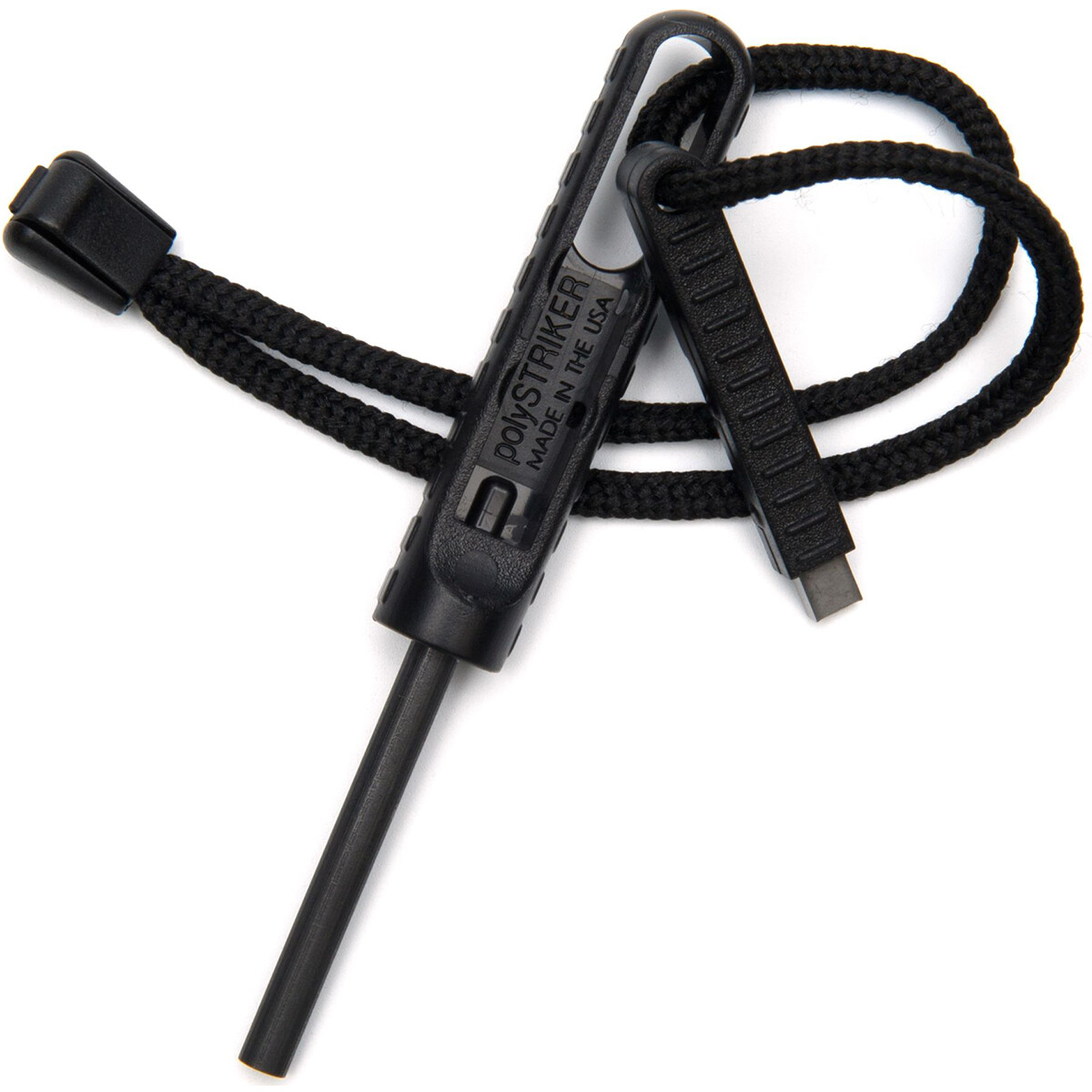 Exotac polySTRIKER Ultra-Light Ferrocerium Rod Firestarter – Black
