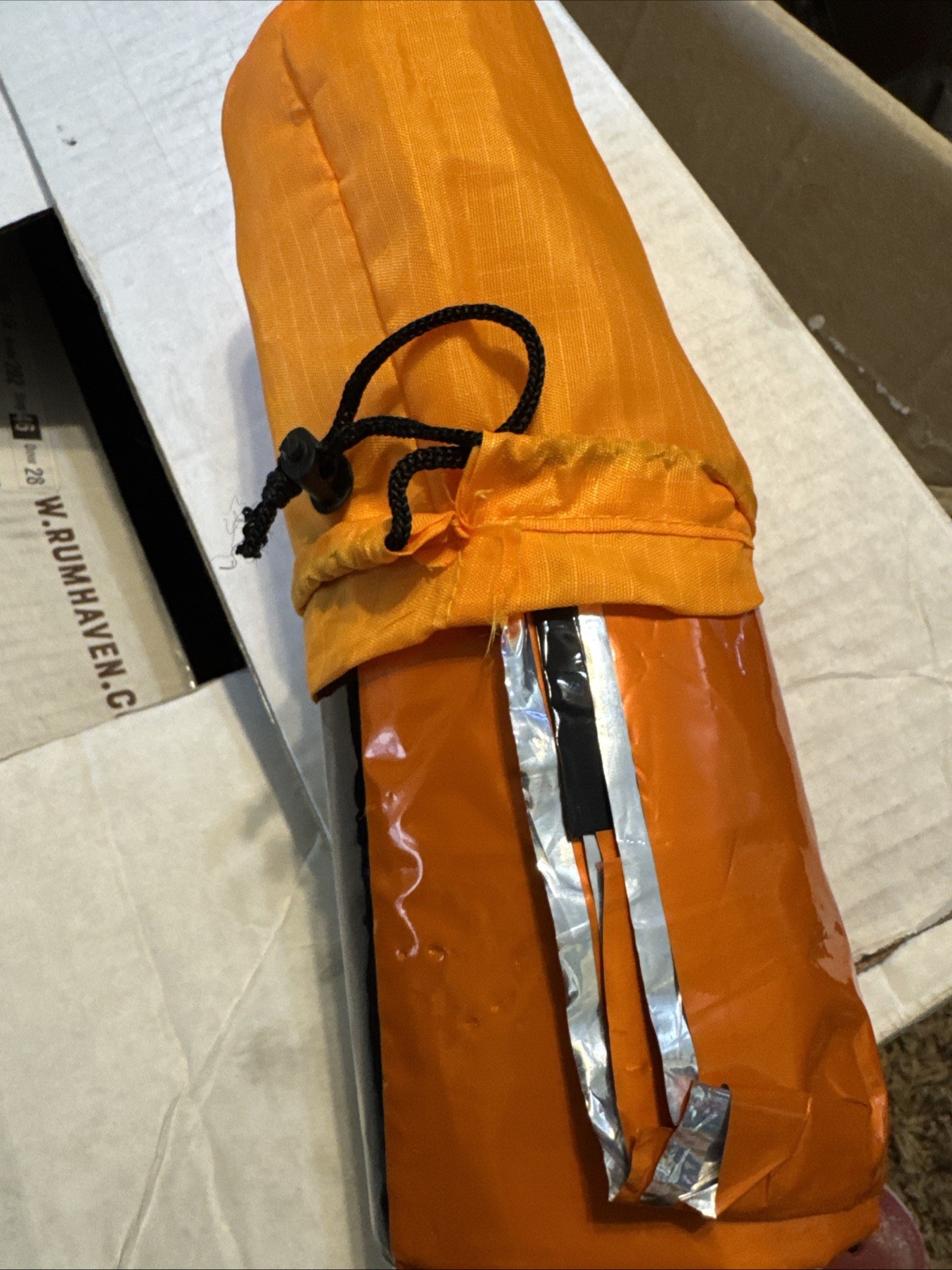Survival Frog Tact Bivvy Emergency Sleeping Bag Lightweight Orange