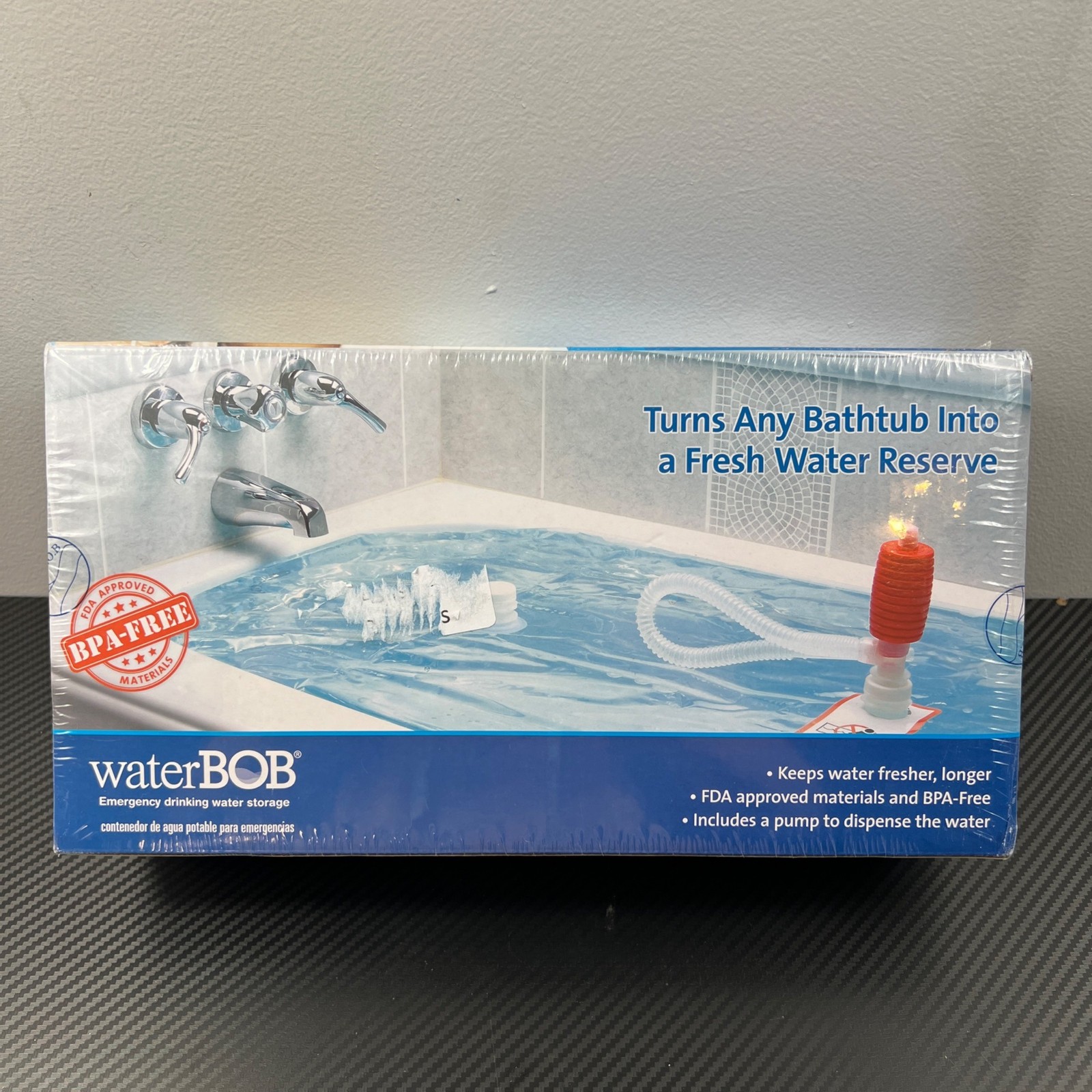 Water BOB Survival Emergency Drinking Fresh Water Storage 100-Gallons Kit Sealed