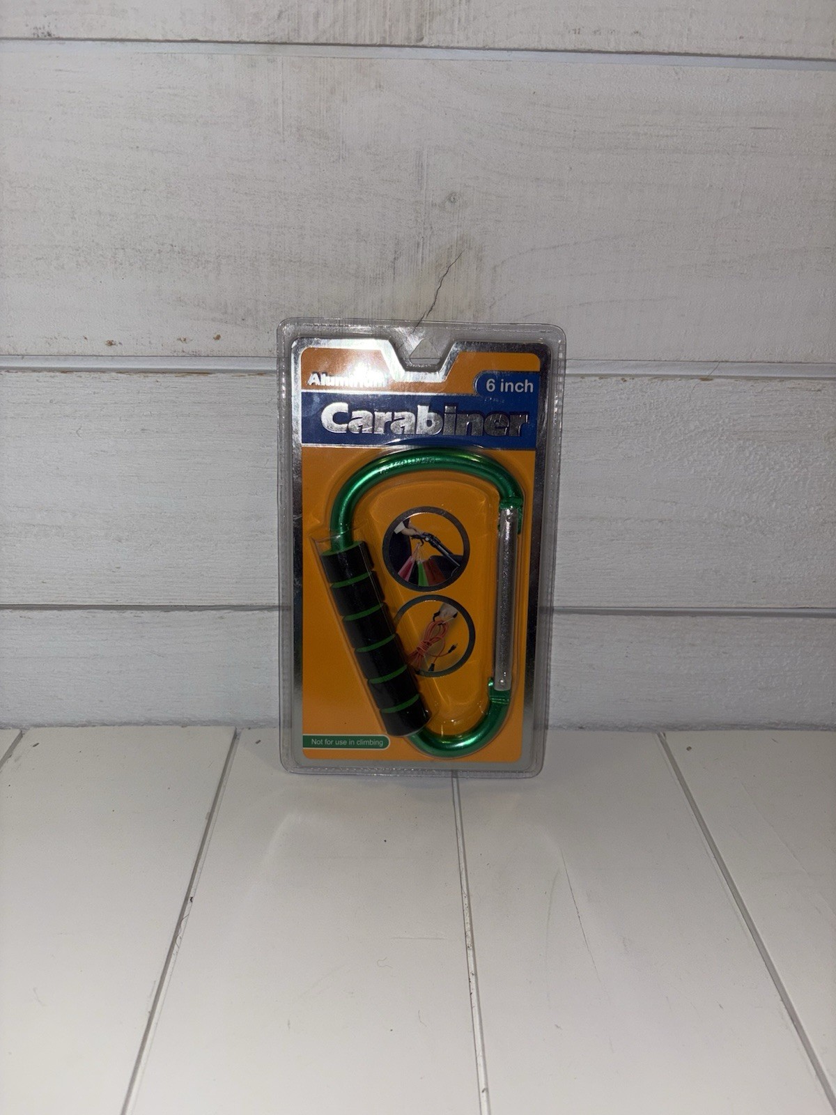 Aluminum Carabiner 6″ W Soft Foam Handle For Stroller Carrying Bags Storage