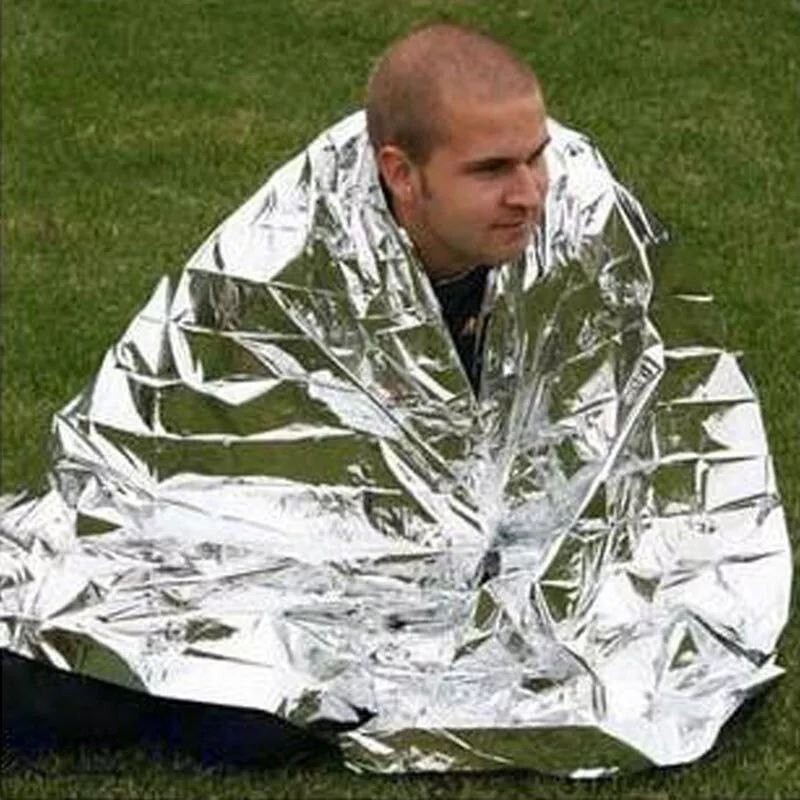 2 x 210cm*130 cm Emergency Survival Rescue Reflective Blanket