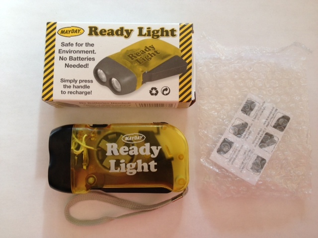 Lot of 4 Ready Light Flashlights Emergency Survival Blackouts Car Safety