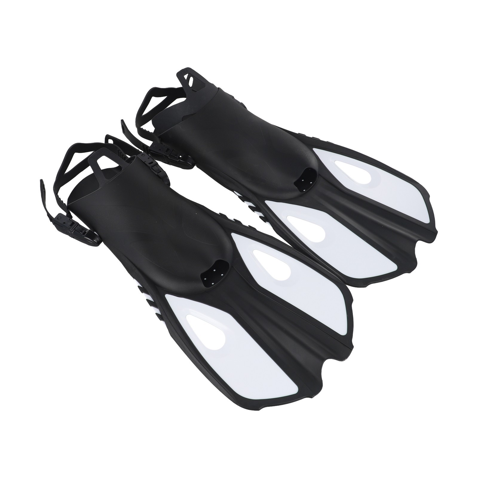 Long Distance Swimming Fins Featuring Adjustable Design for Secure Fit