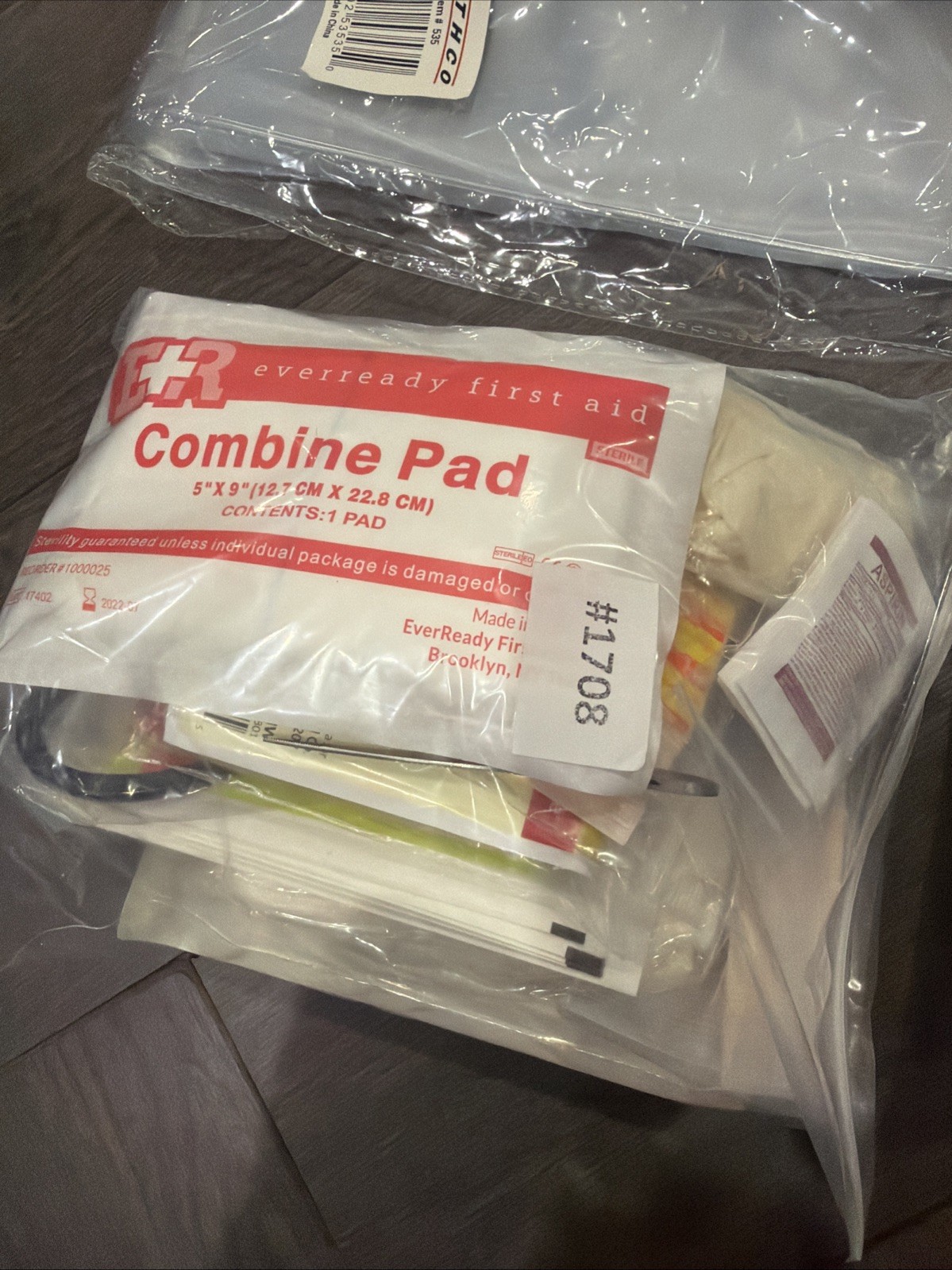 Survival Emergency Prep Kit First Aid Repair Kit Water Carriers Fuel Cubes