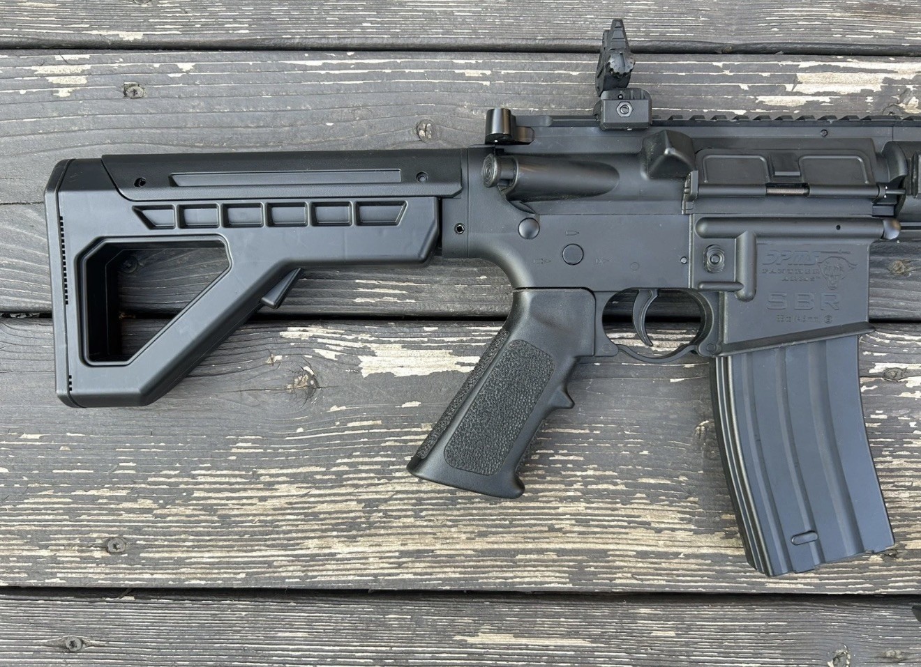 DPMS Panther Arms SBR Full Auto Blowback Action BB Rifle Model DSBR