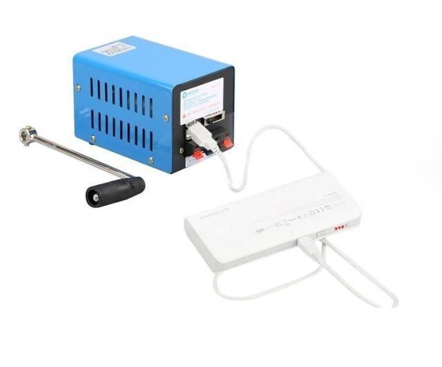 Hand Crank USB Generator 20W Emergency Power Supply for Outdoor Use