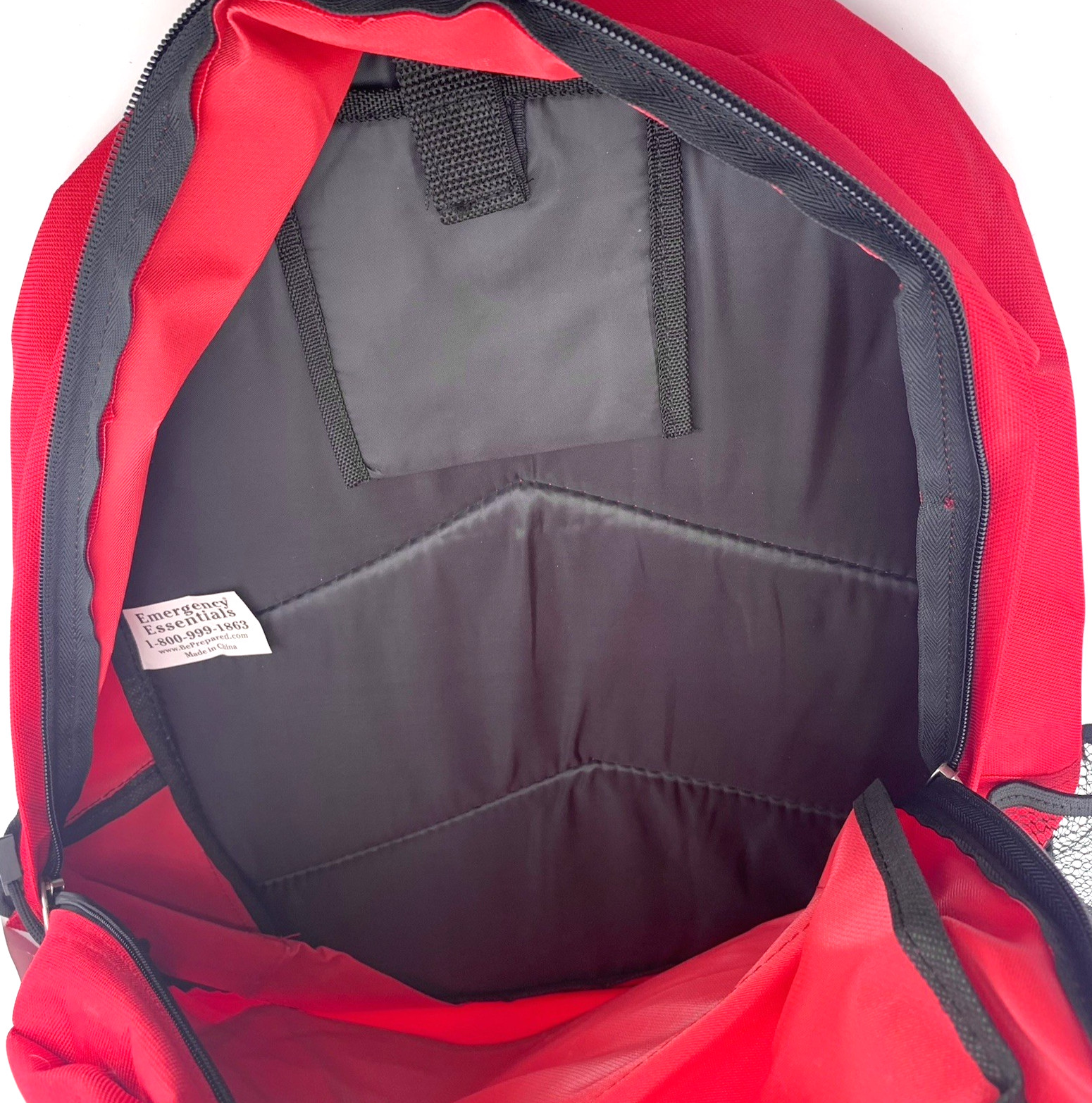 Emergency Essentials Large Red Backpack Bug Out Bag Survival Prep 72-Hr Kit New