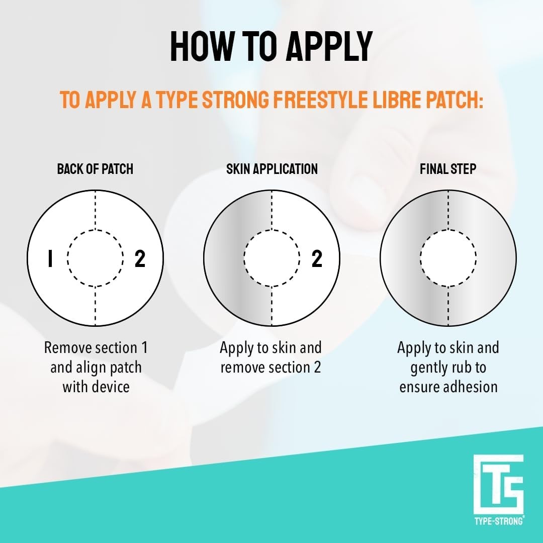 20 Pack Tan Freestyle Libre 3 Adhesive Patches. Waterproof Libre 3 Sensor Cov…