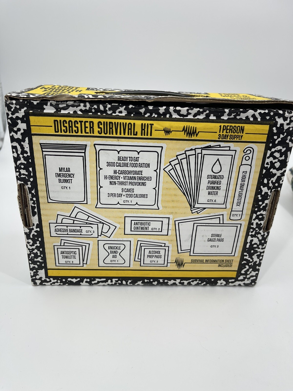 Mil Spec Plus Adventure Gear Disaster Survival Kit BK001 #11-0566 Open Box