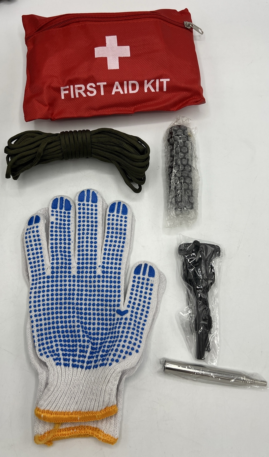 Emergency Survival Kit Bag First Aid Military Camping Trauma Blanket Shelter Cam