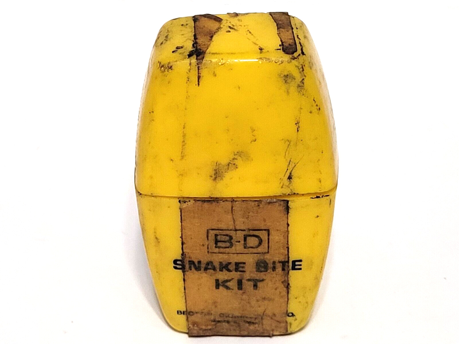 Vtg B-D SNAKE BITE KIT USA Survival FIRST AID Pocket Size Becton-Dickinson