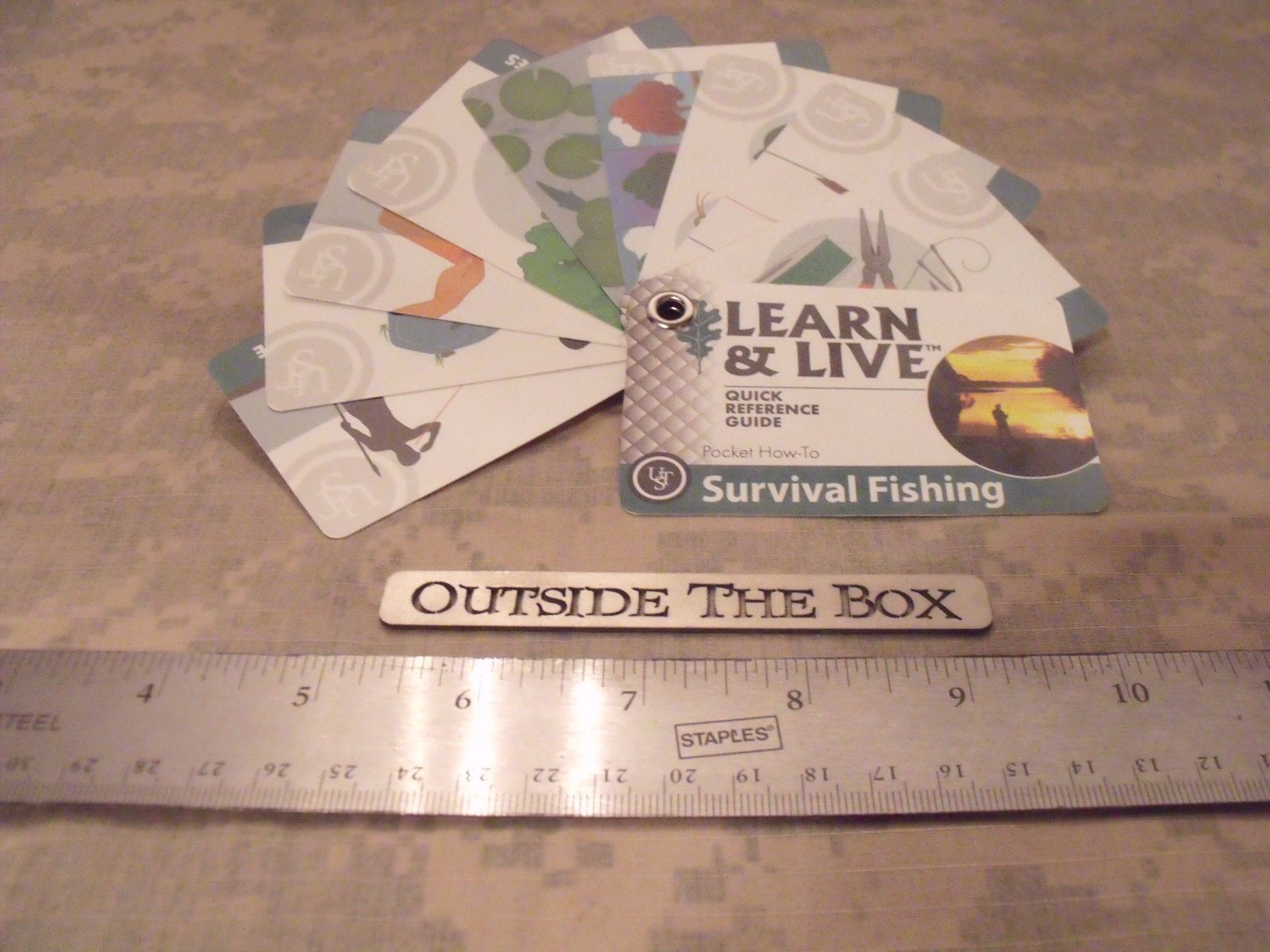 Ultimate Survival Technologies: “Survival Fishing Cards”, UST, 10 Cards