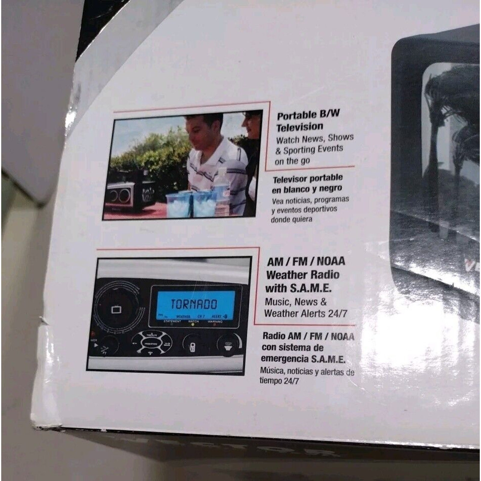 Vector Stormtracker Elite WC300DSV TV/Lantern/AM/FM/ Weather Alert Radio – NIB!!