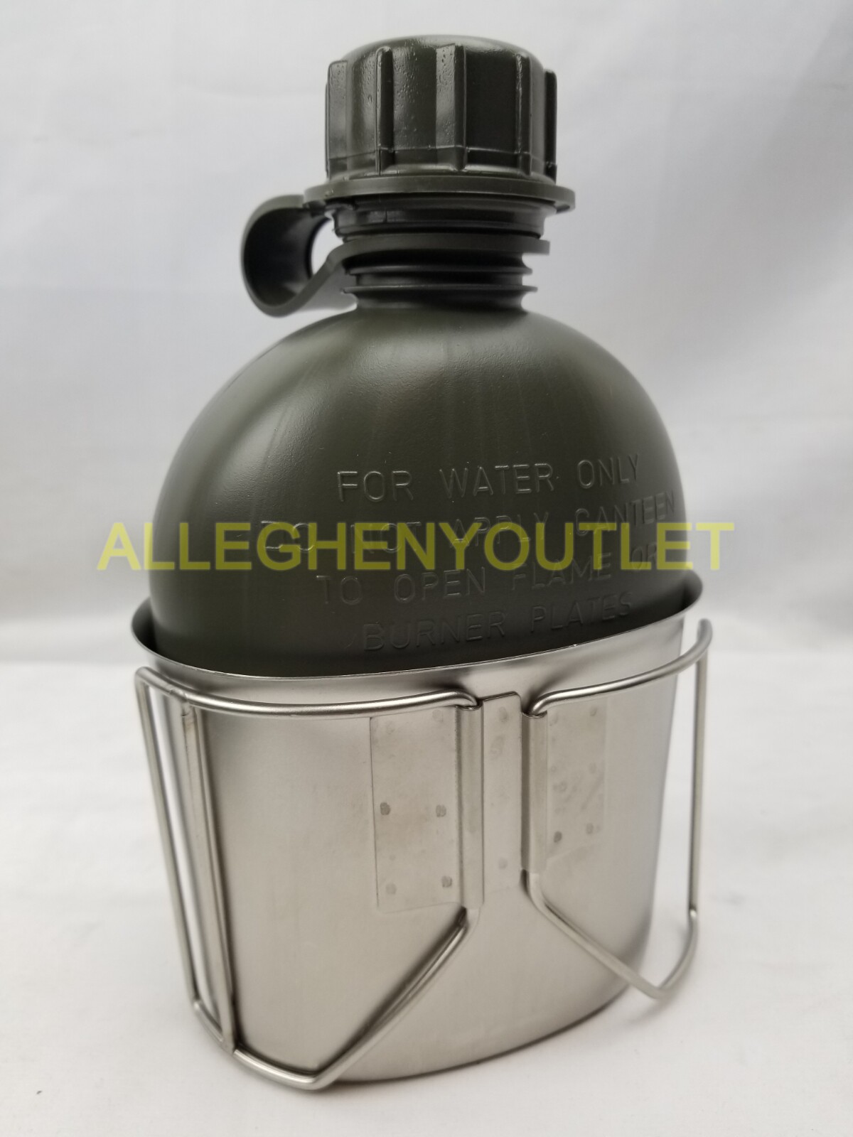 NEW AUTHENTIC US Military 1 QUART QT PLASTIC CANTEEN w/ USGI CANTEEN CUP