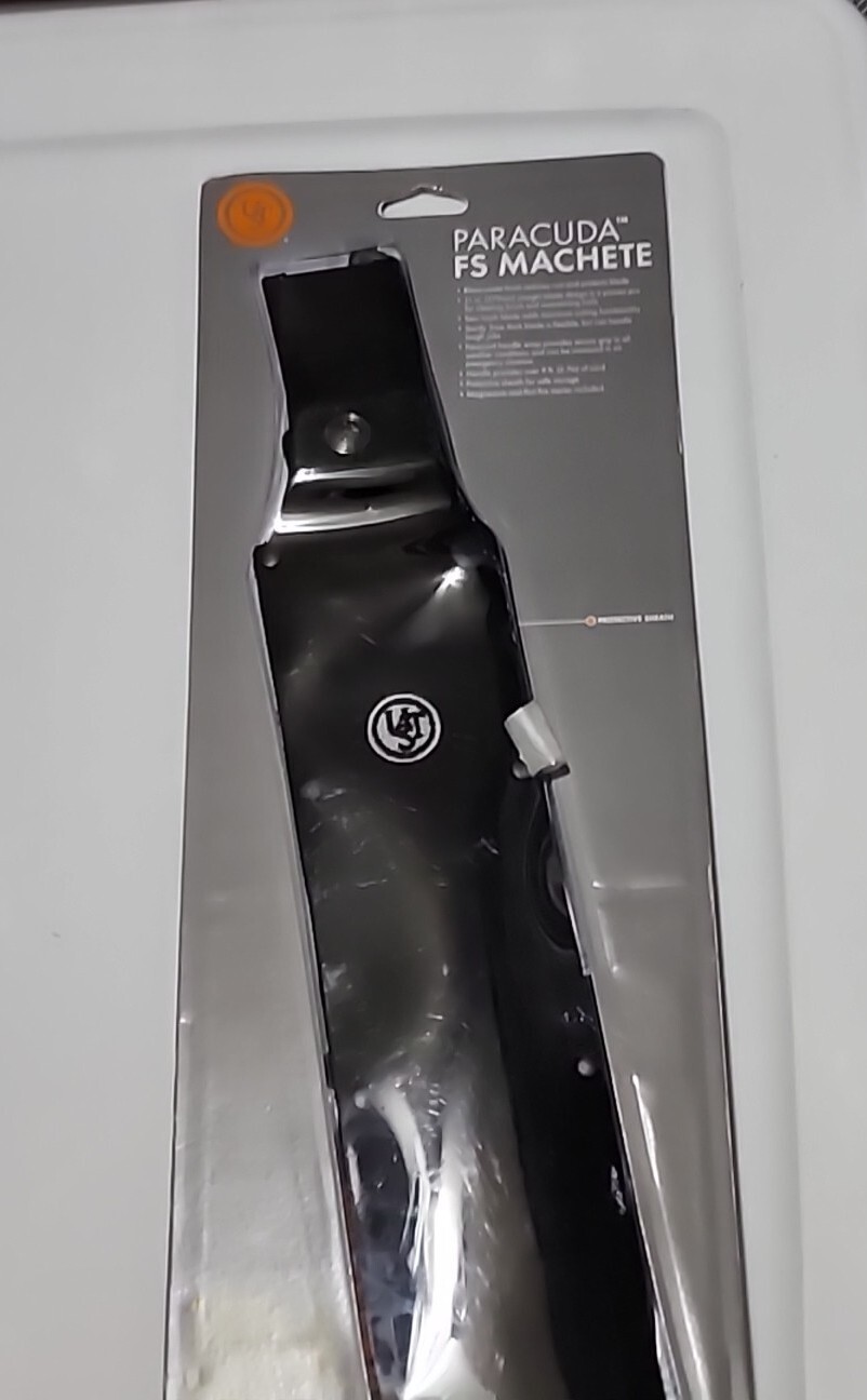 FS Paracuda Machete Paracord handle saw emergency disaster bug out bag UST