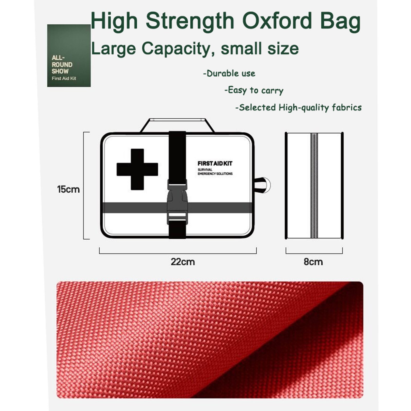 170 Pcs Botiquines de primeros auxilios Supervivencia Emergencia Trauma Viajes