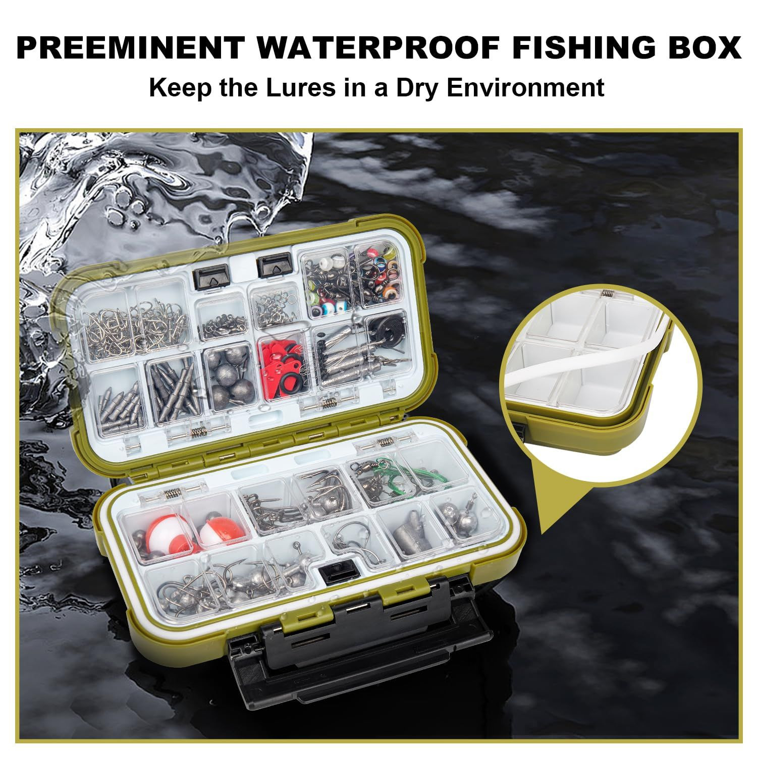 GOTOUR Fishing Lures D-265 pcs Tackle Kit, Pro Kit