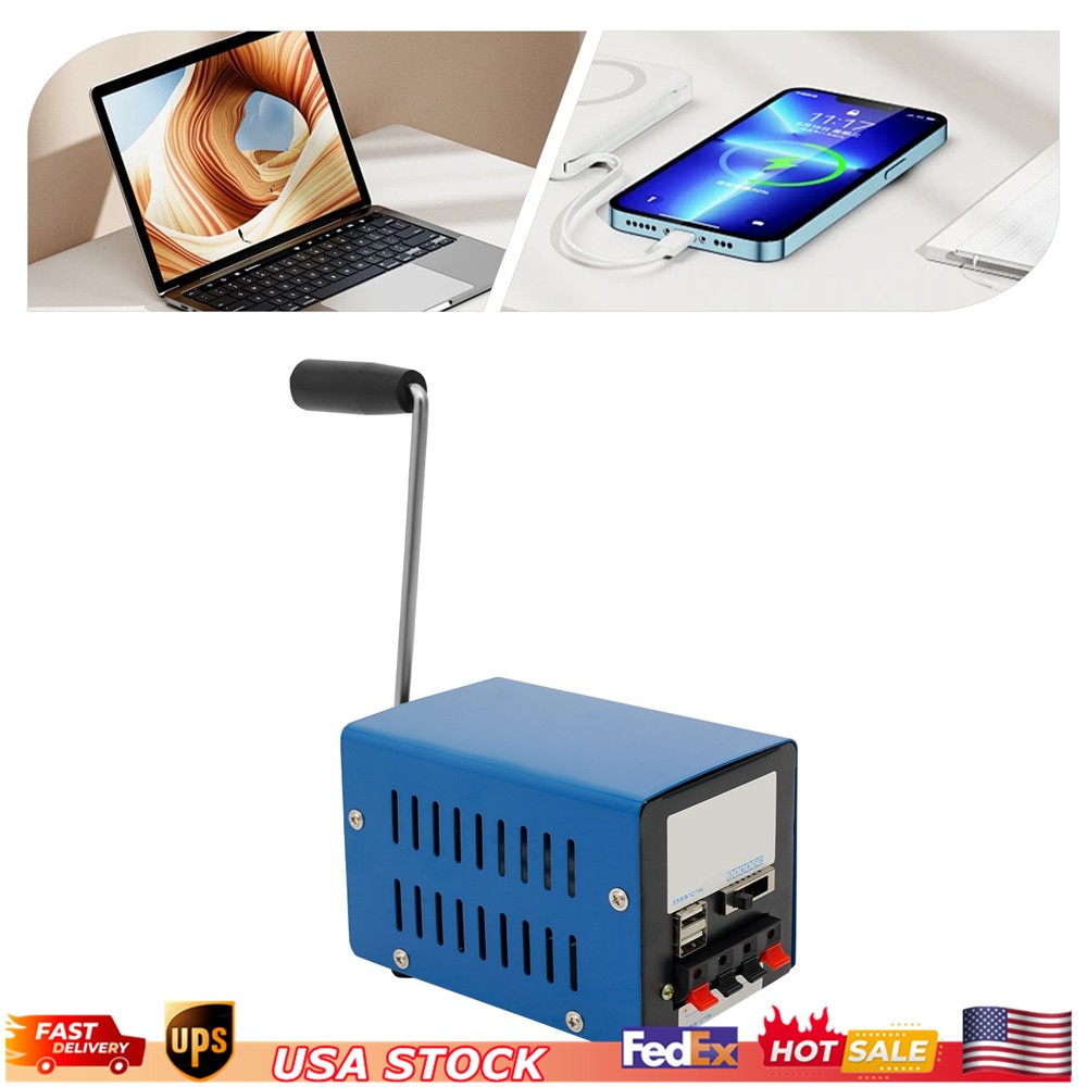 Outdoor Portable Multifunction Emergency Survival Hand Crank Charge Generator
