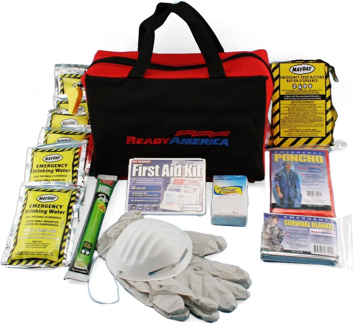 Kit De Emergencia De 72 Horas, 1 Persona, Bolso De Mano Para 3 Dias, Incluye…