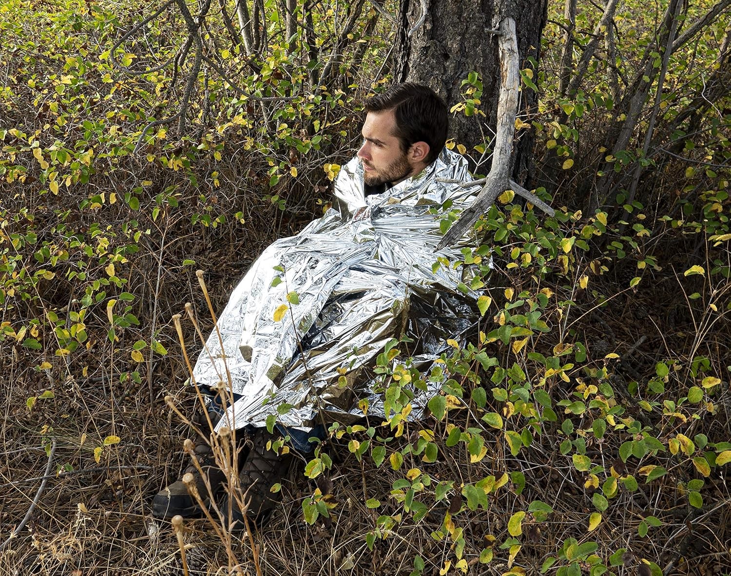 MEKKAPRO Emergency Mylar Thermal Blankets (4-Pack), Pocket Sized for Emergencies
