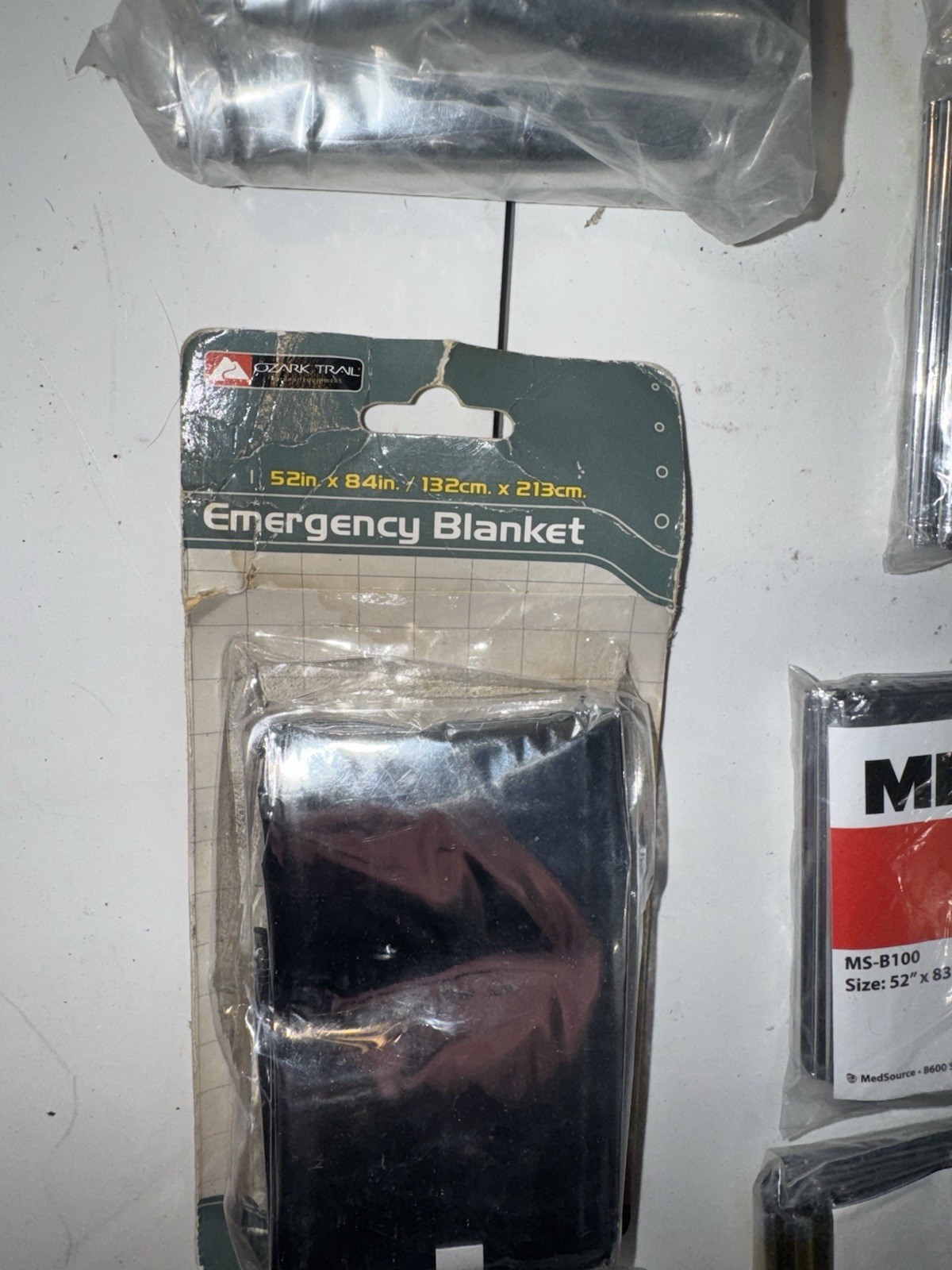 Lot of 8 Emergency / Survival Blankets – Mixed Brands – New