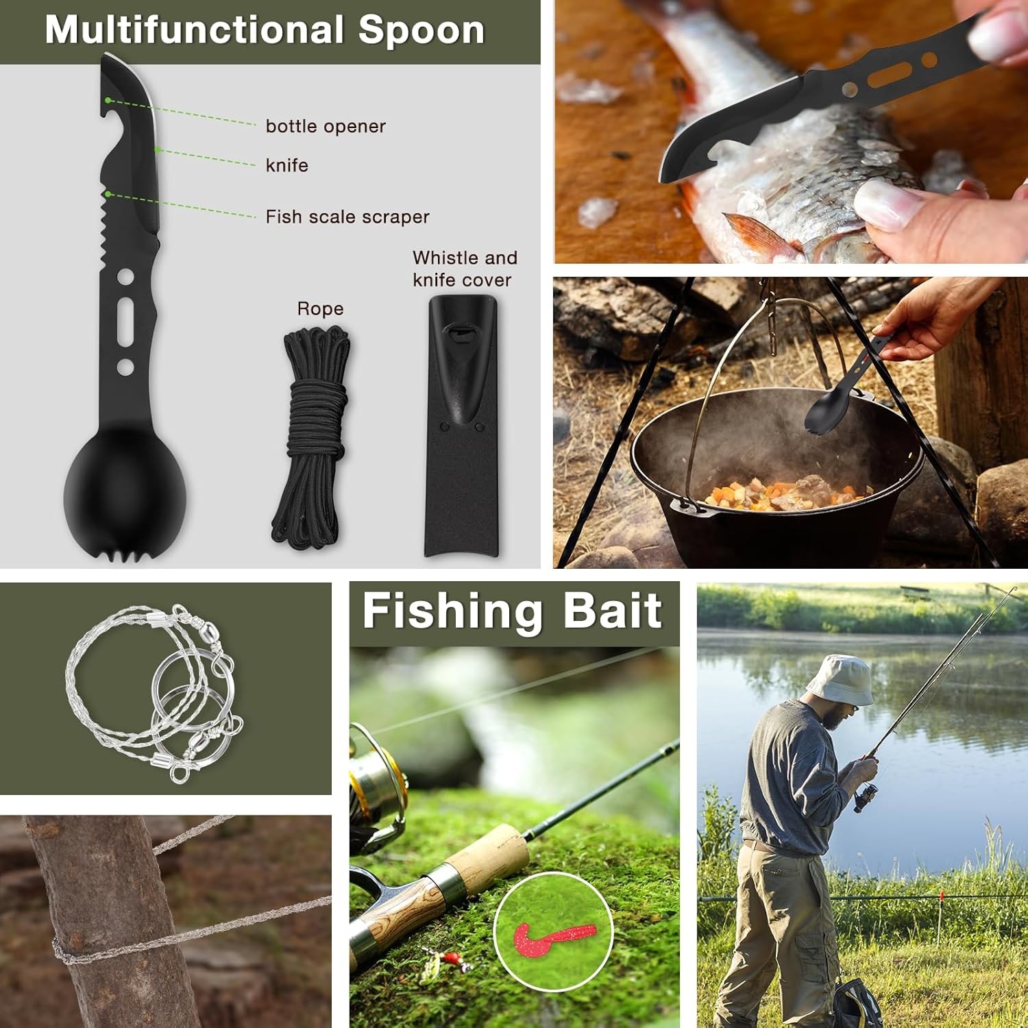 Survival Kits, Hiking and Camping Essentials, Emergency Survival Gear, Gifts for