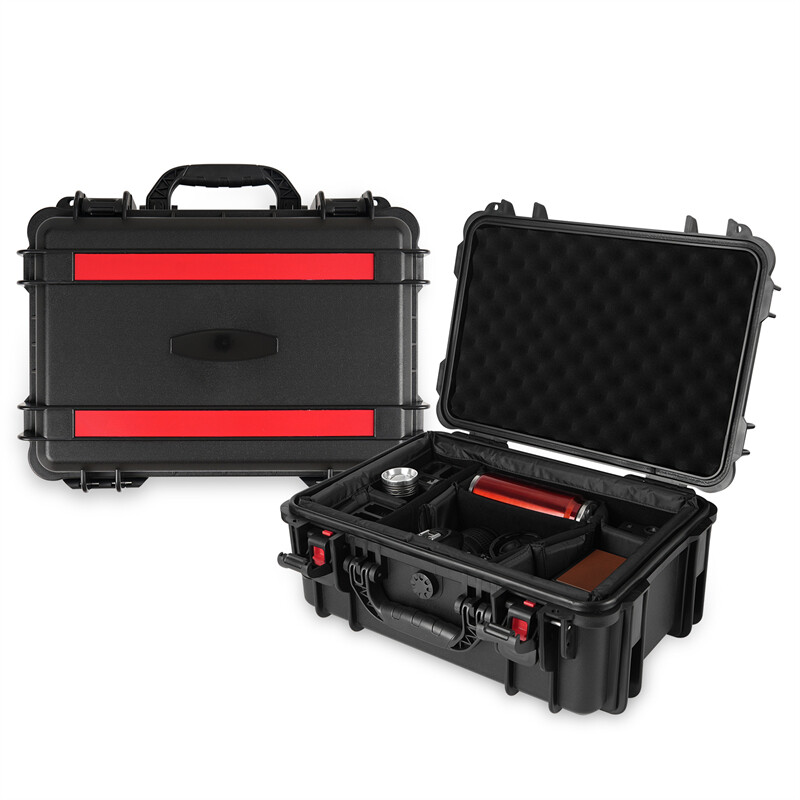 Waterproof Hard Case with Lid Storage Box and Dividers Precision Instrument Case